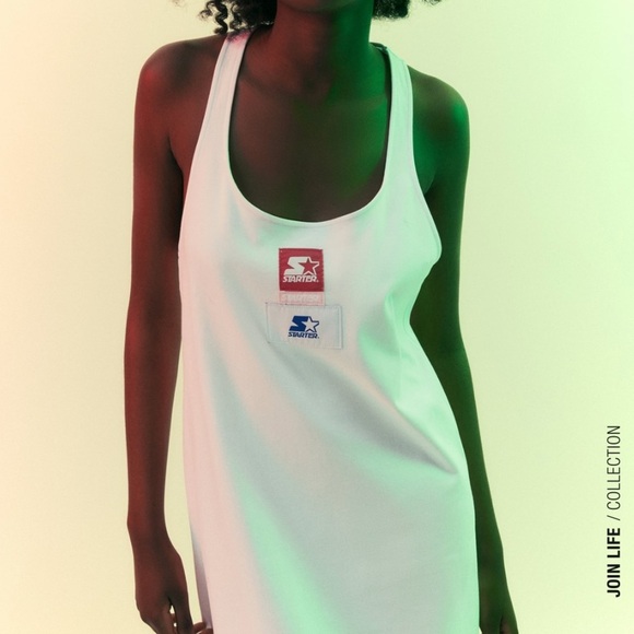 ZARA BNWT Starter Midi Dress - Picture 3 of 5